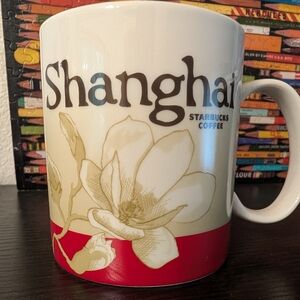 Starbucks Shanghai Mug with Red Skyline
